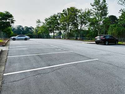 Riverside Elementary School Parking Lot - West in Suwanee
