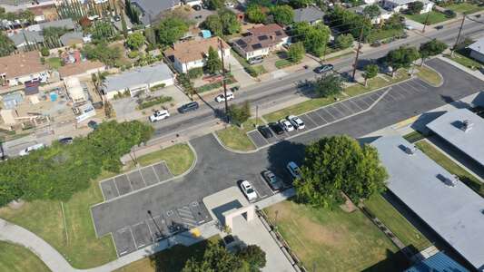 Yorba Middle School Parking Lot - Visitors in Orange