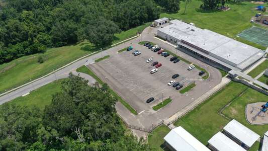 Rodney B. Cox Elementary School Parking Lot in Dade City