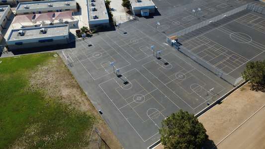 Vista Innovation and Design Academy School Outdoor Basketball Courts in Vista 2