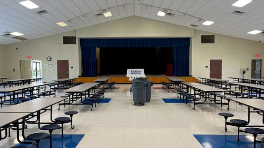 Benson Middle School Cafetorium in Benson