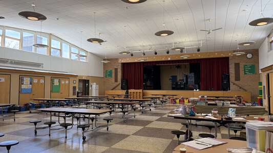 Crocker Farm Elementary School Cafetorium in Amherst