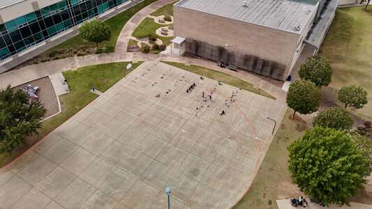 George H.W. Bush Elementary School Outdoor Basketball Courts  in Addison