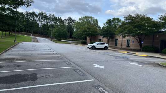 Partee Elementary School Parking Lot - Main Front in Snellville