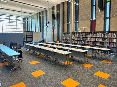 Little Village Lawndale High School Campus Library in Chicago