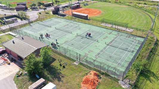 Kathleen Senior High School Tennis Courts in Lakeland