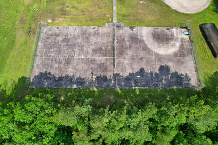Northeast High School Outdoor Basketball Courts in Pride