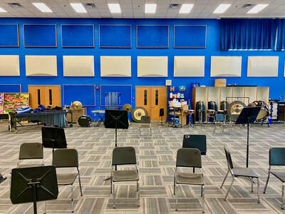 Columbus North High School Band Room 1114 in Columbus