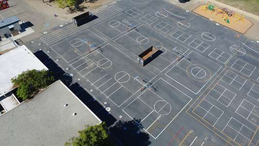 Grapevine Elementary School Outdoor Basketball Courts in Vista 2