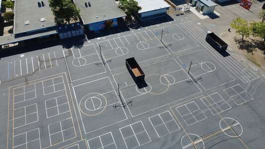 Grapevine Elementary School Outdoor Basketball Courts in Vista 3