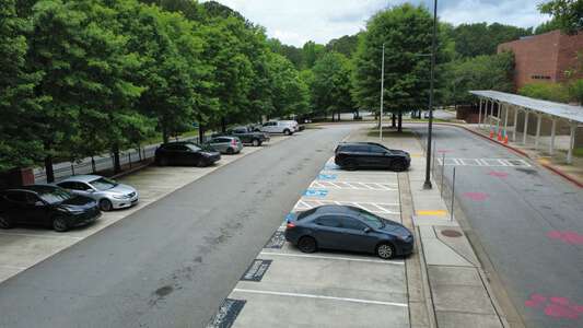 Daniel McLaughlin Therrell High School Parking Lot - Front in Atlanta 2