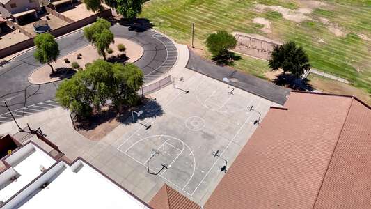 Pima Butte Elementary School Outdoor Basketball Courts in Maricopa