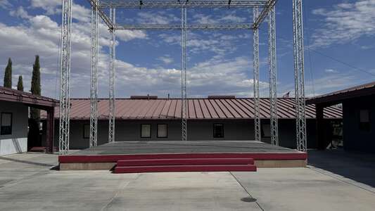 Facilitron Unified School District Outdoor Stage in Hesperia