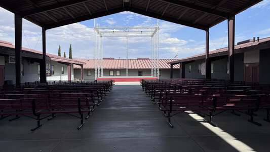 Facilitron Unified School District Outdoor Stage in Hesperia