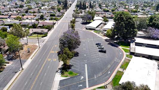 La Veta Elementary School Parking Lot in Orange