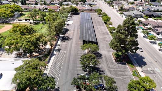 McPherson Magnet School Parking Lot - Staff in Orange
