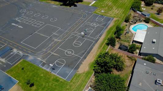 Morgan Elementary School Blacktop / Basketball Courts in Rialto 3