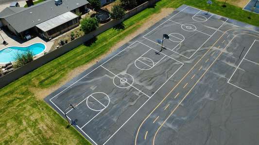 Morgan Elementary School Blacktop / Basketball Courts in Rialto 4