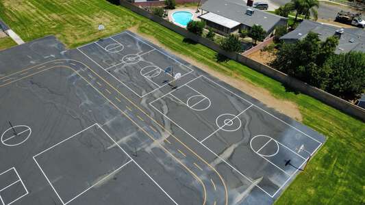 Morgan Elementary School Blacktop / Basketball Courts in Rialto 5