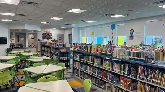 Palm Springs North Elementary School Library in Miami