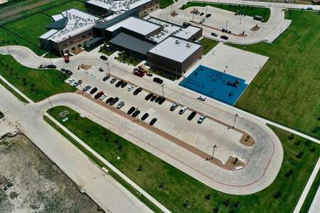 Justin Elementary School Parking Lot - Visitor in Justin