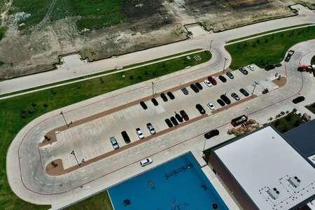 Justin Elementary School Parking Lot - Visitor in Justin