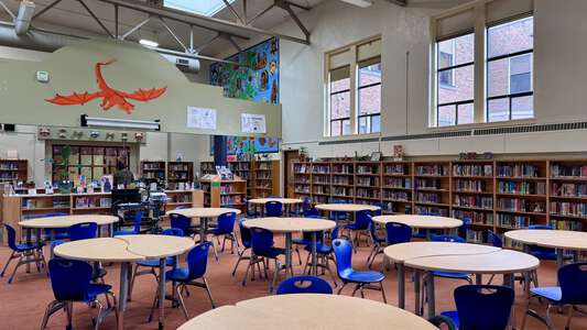 Ockley Green Middle School Library in Portland