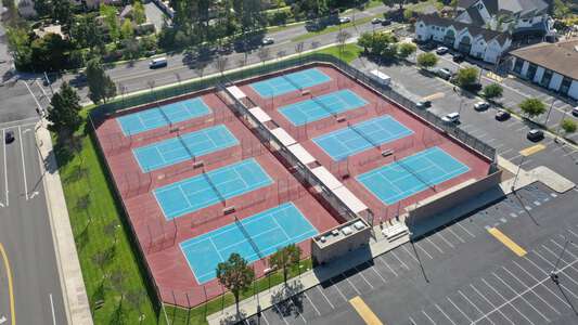 Woodbridge High School Tennis Courts in Irvine