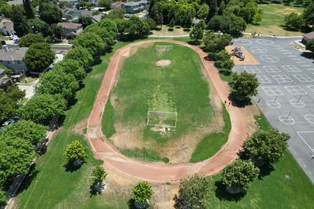 Sandra T. Medeiros Elementary School Track & Field in Turlock