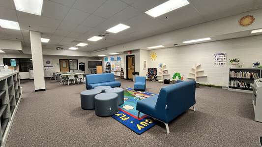 Simpson Elementary School Media Center in Peachtree Corners