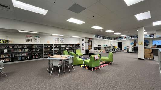 Simpson Elementary School Media Center in Peachtree Corners