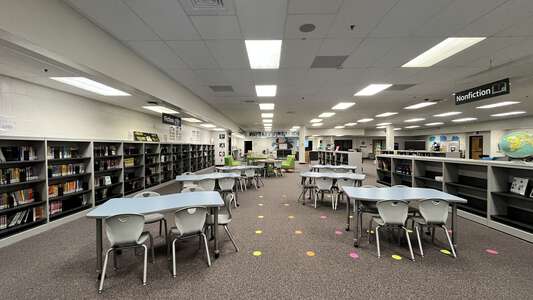 Simpson Elementary School Media Center in Peachtree Corners