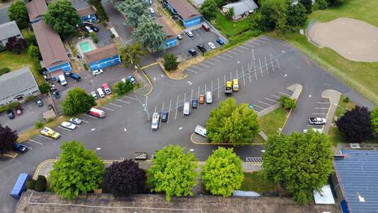 Meadow Park Middle School Parking Lot - Front in Beaverton