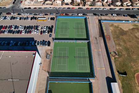West Mesa High School Tennis Courts in Albuquerque