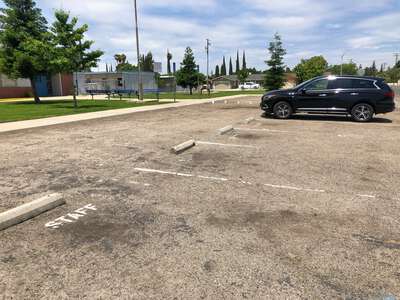 Tuolumne Elementary School Parking Lot in Modesto