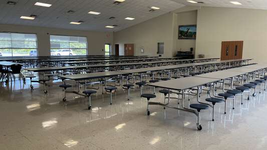 Cleveland Middle School Cafetorium in Garner