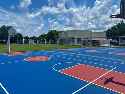 Jane S. Roberts K-8 Center Outdoor Basketball Courts in Miami