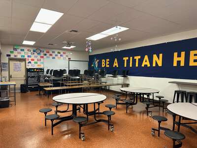 Accelerated Charter High School Cafeteria in Tulare