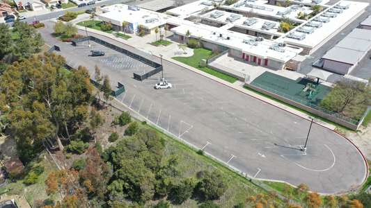 Bethune K-8 School Parking Lot in San Diego