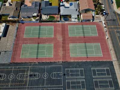 Balboa Middle School Tennis/Pickle Ball Courts in Ventura