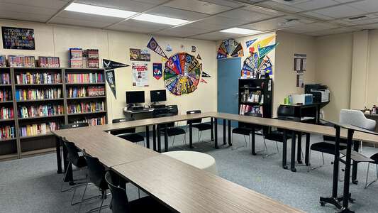 Roselawn High School Library in Turlock