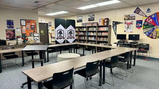 Roselawn High School Library in Turlock