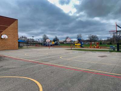 Central Elementary School Outdoor Basketball Courts in St. Charles