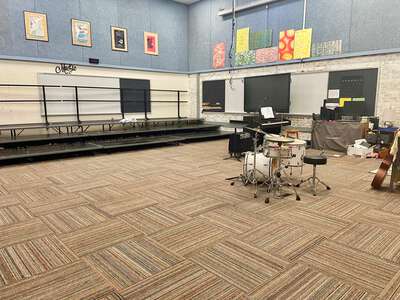 Karns Middle School Chorus Room in Knoxville