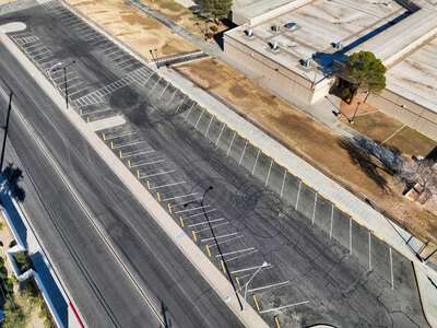Bonanza High School Parking Lot - West in Las Vegas