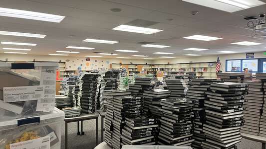 Acacia Middle School Library in Hemet