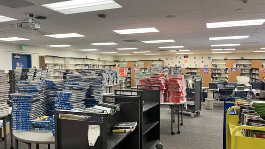 Acacia Middle School Library in Hemet