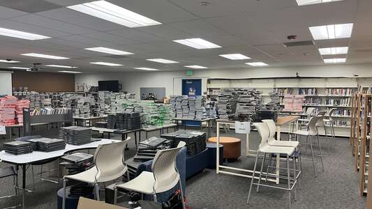 Acacia Middle School Library in Hemet