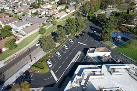 Stone Creek Elementary School Parking Lot in Irvine 2