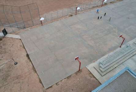 Taylor Middle School Outdoor Basketball Courts in Albuquerque
